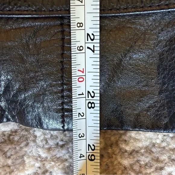 Wilsons Leather Black Zip Front Jacket Women’s Medium Genuine Leather Classic M - Picture 11 of 16